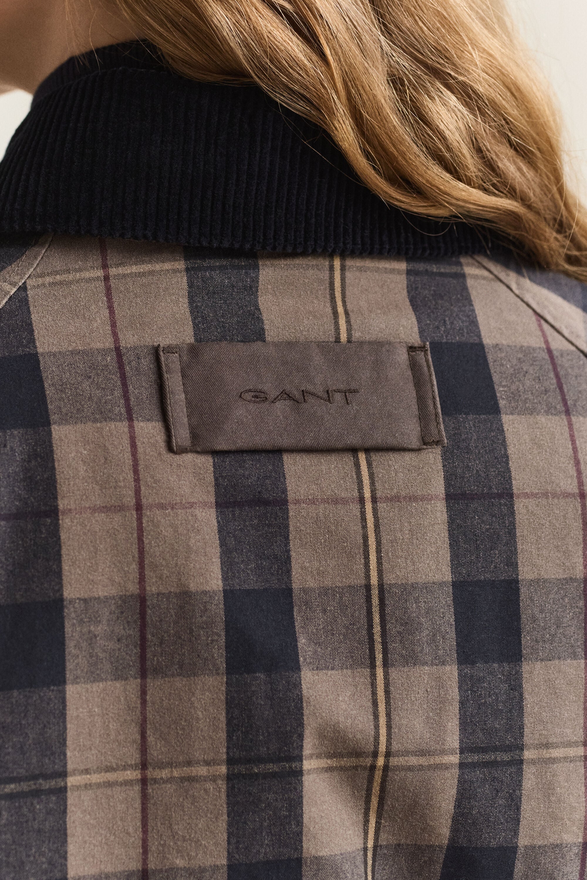 Veste cirée à carreaux