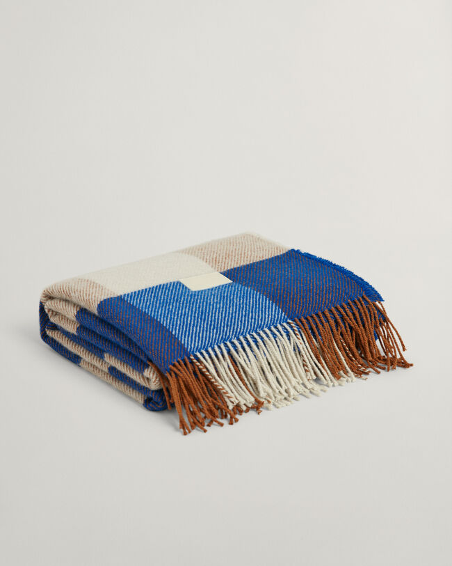 Jeté de lit à carreaux