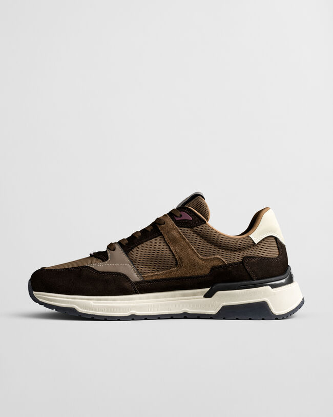 Baskets en daim et mesh Jeuton