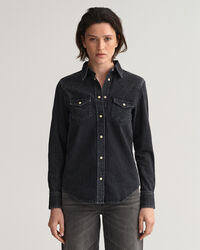 Chemise regular fit en denim