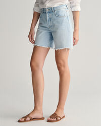 Short regular fit mi-long en denim