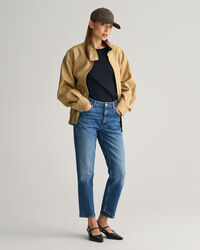 Pull ras du cou à manches courtes Textured