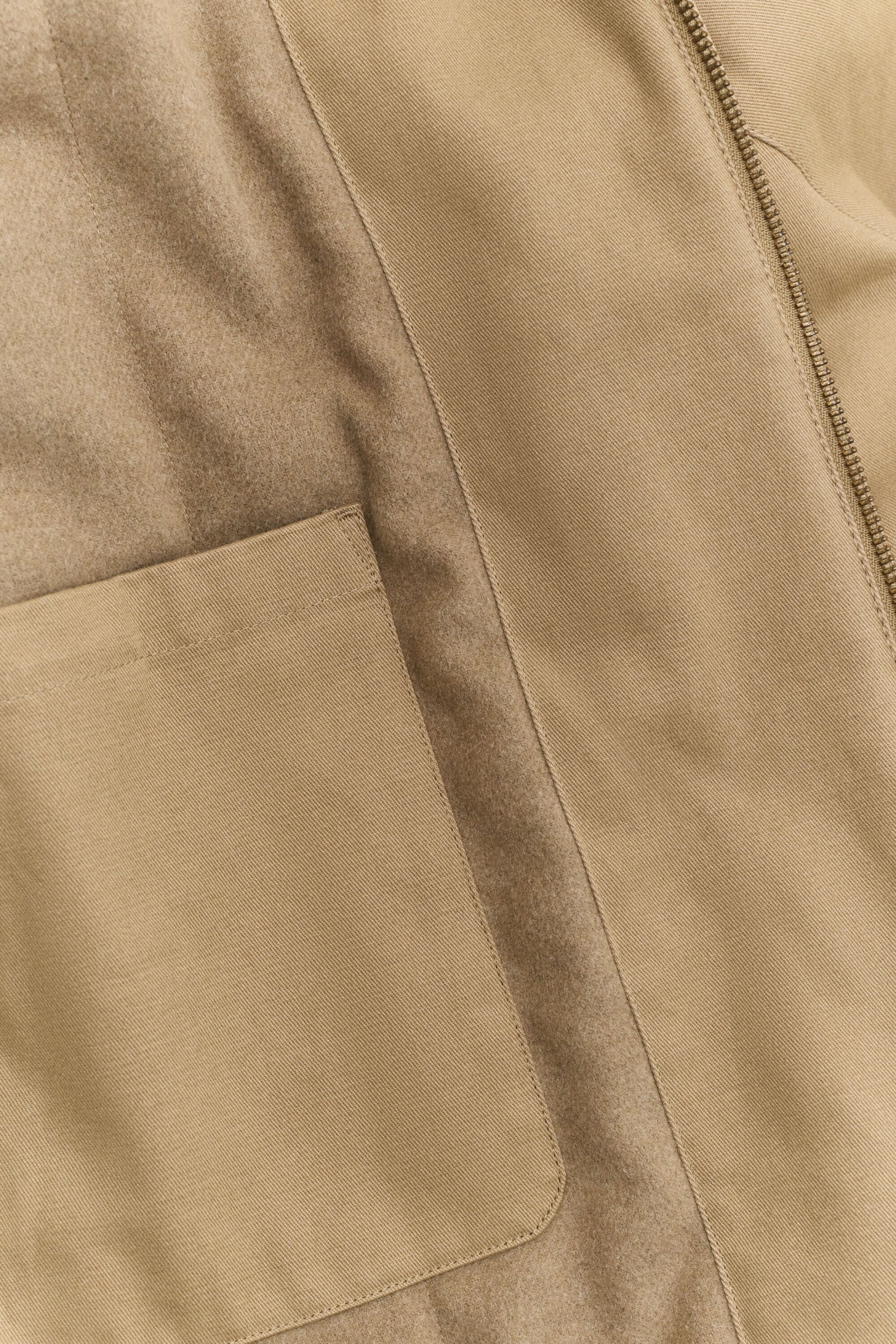 Veste Harrington en moleskine