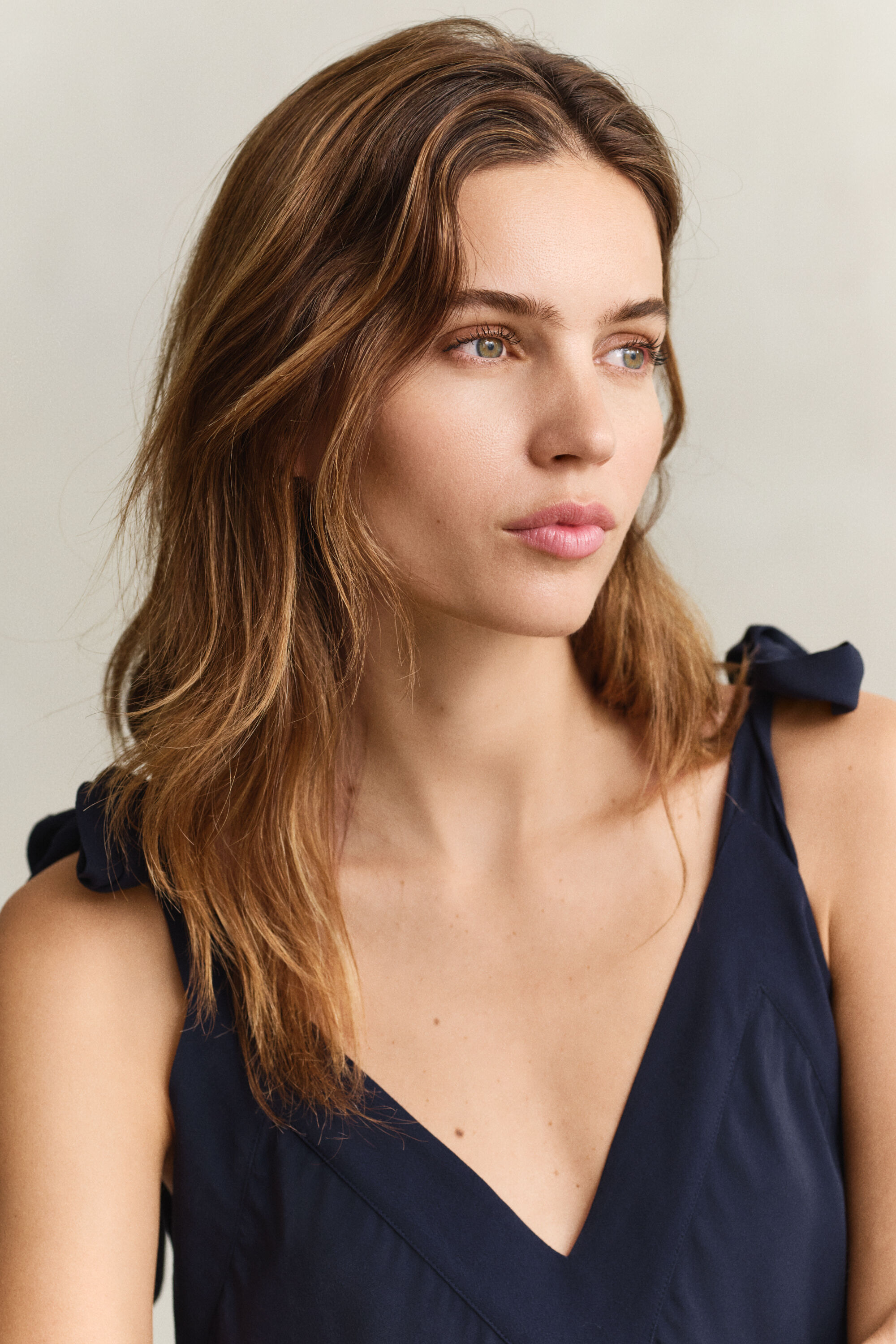 Robe nuisette coupée dans le biais