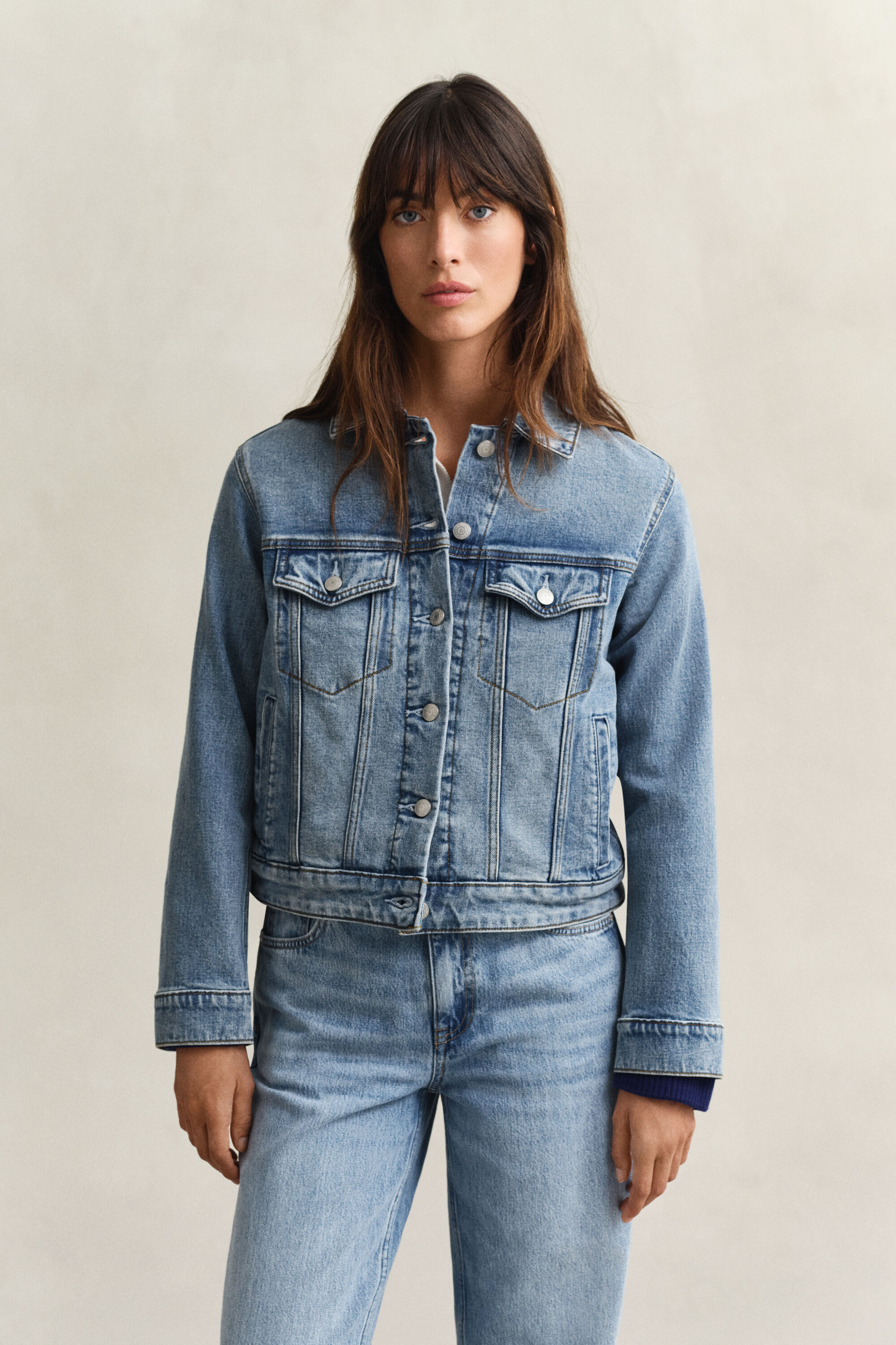 Veste trucker en denim