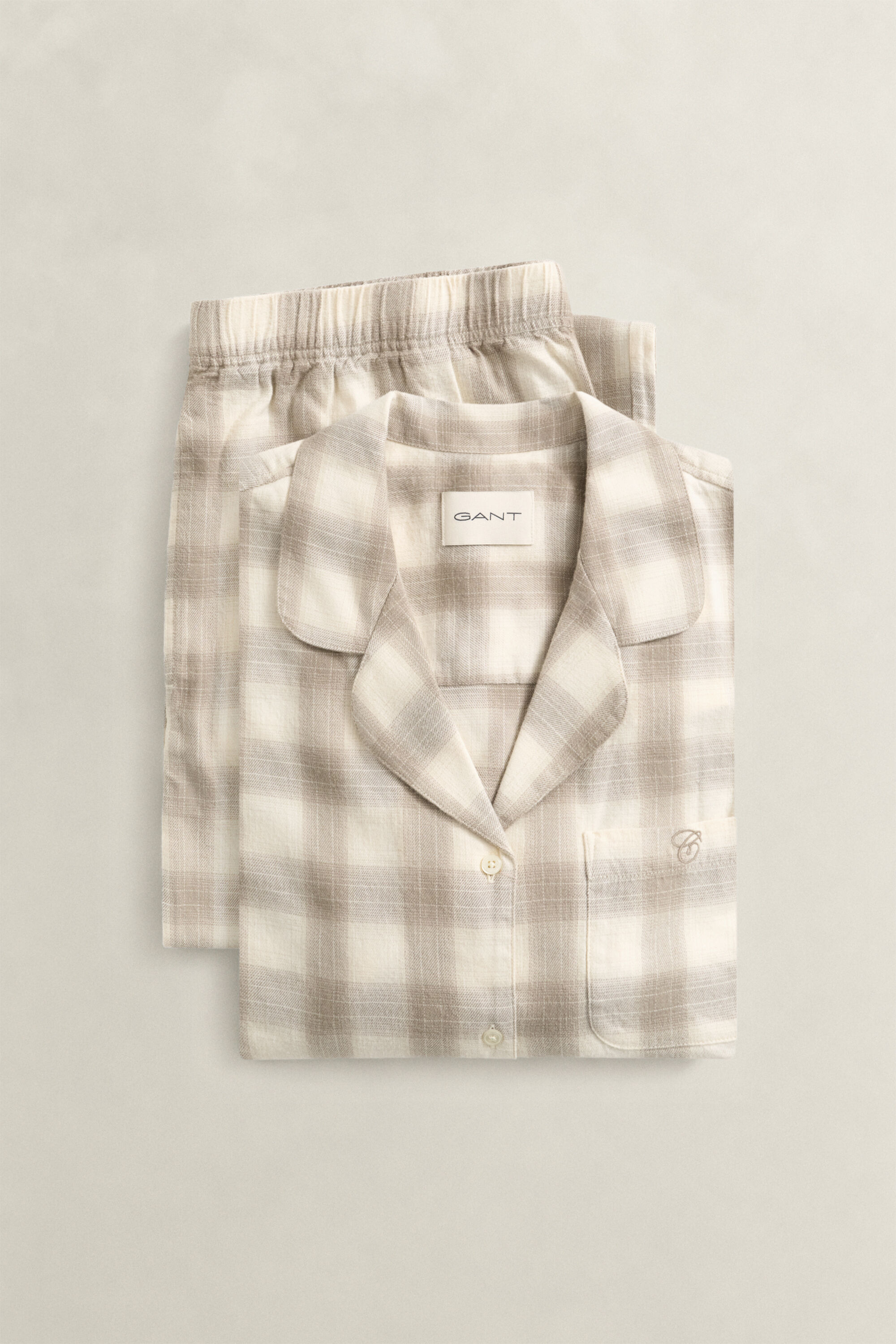 Pyjama en flanelle à carreaux