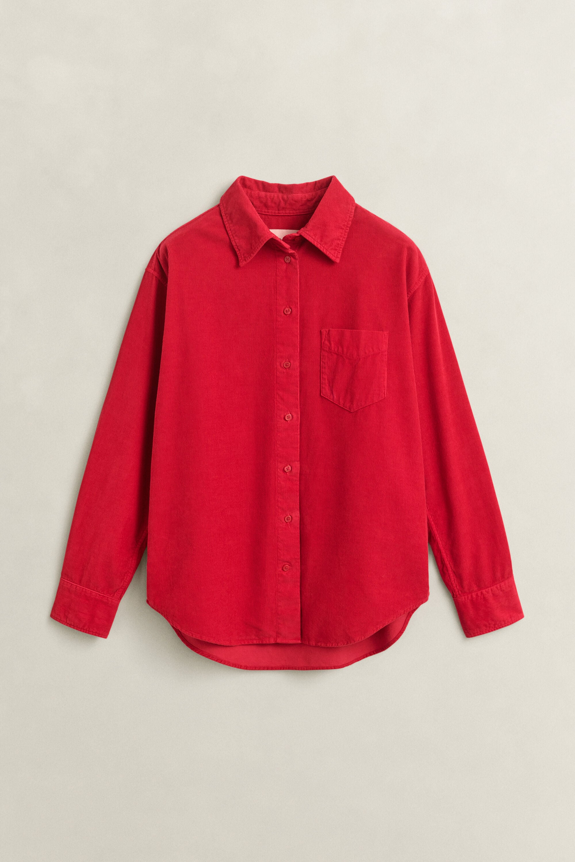 Chemise décontractée en velours côtelé