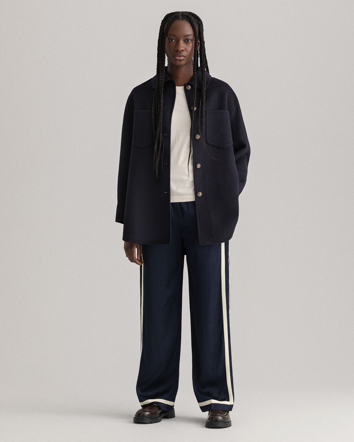 Veste-chemise cousue main