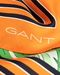 Foulard en soie à imprimé Palm Breeze