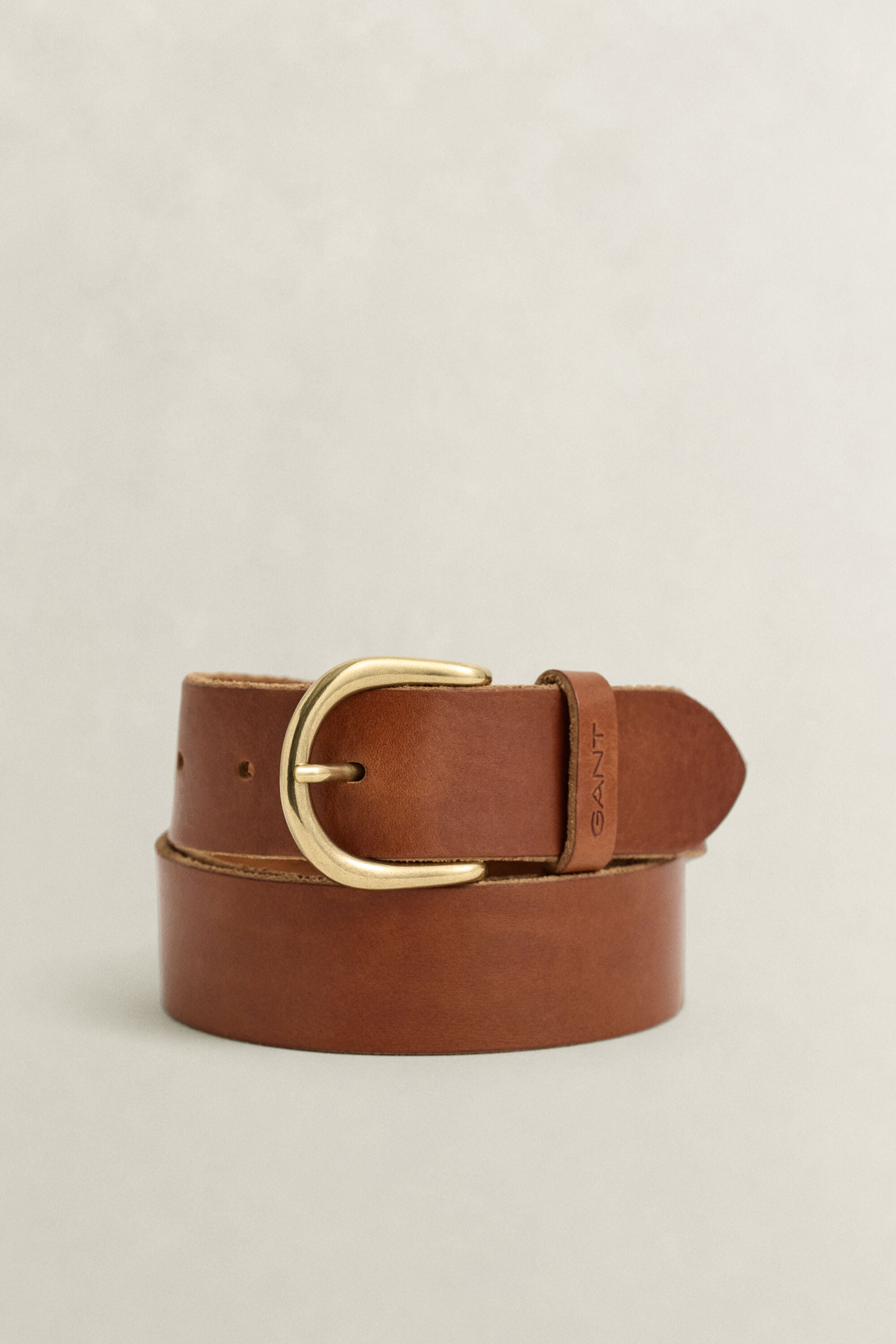 Ceinture en cuir foulonné