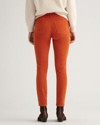 Jean slim fit court en velours c&ocirc;tel&eacute; Farla