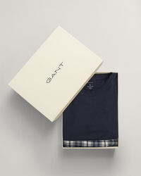 Coffret cadeau t-shirt et pantalon de pyjama en flanelle