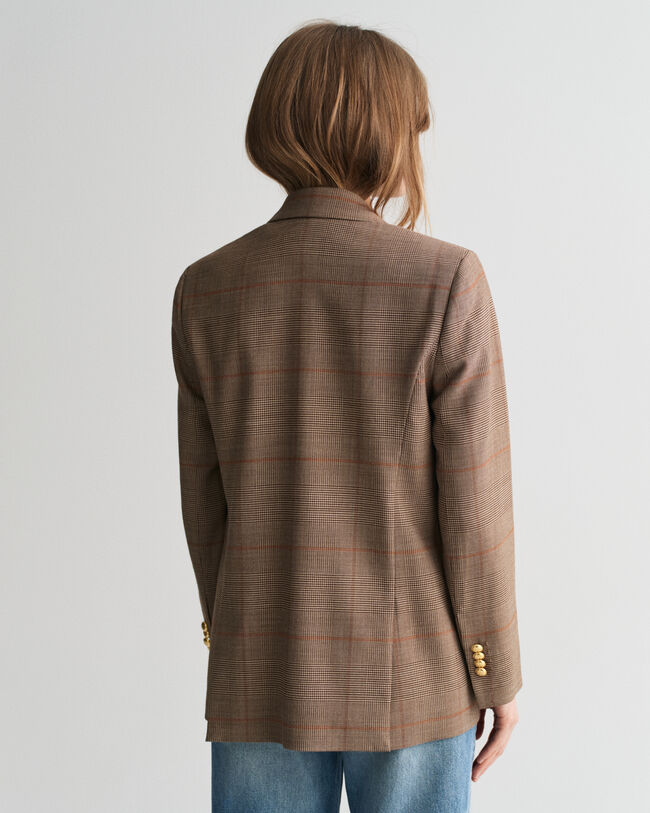 Veste regular fit Club Blazer à carreaux