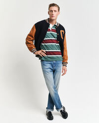 Heavy Rugger à rayures multicolores teintes en fil