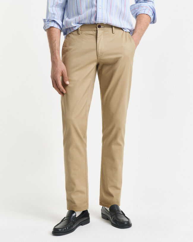 Pantalon chino coupe slim