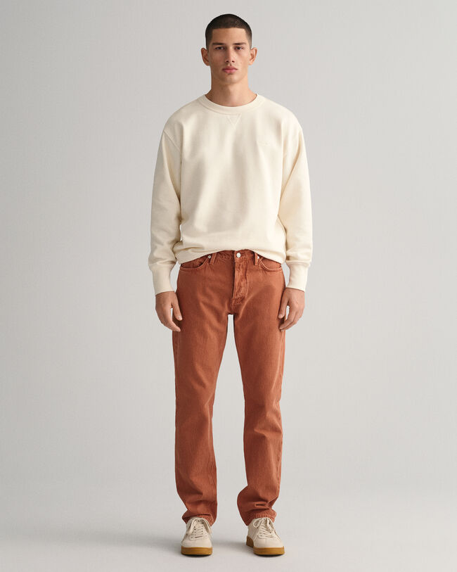 Jean color&eacute; regular fit Arley