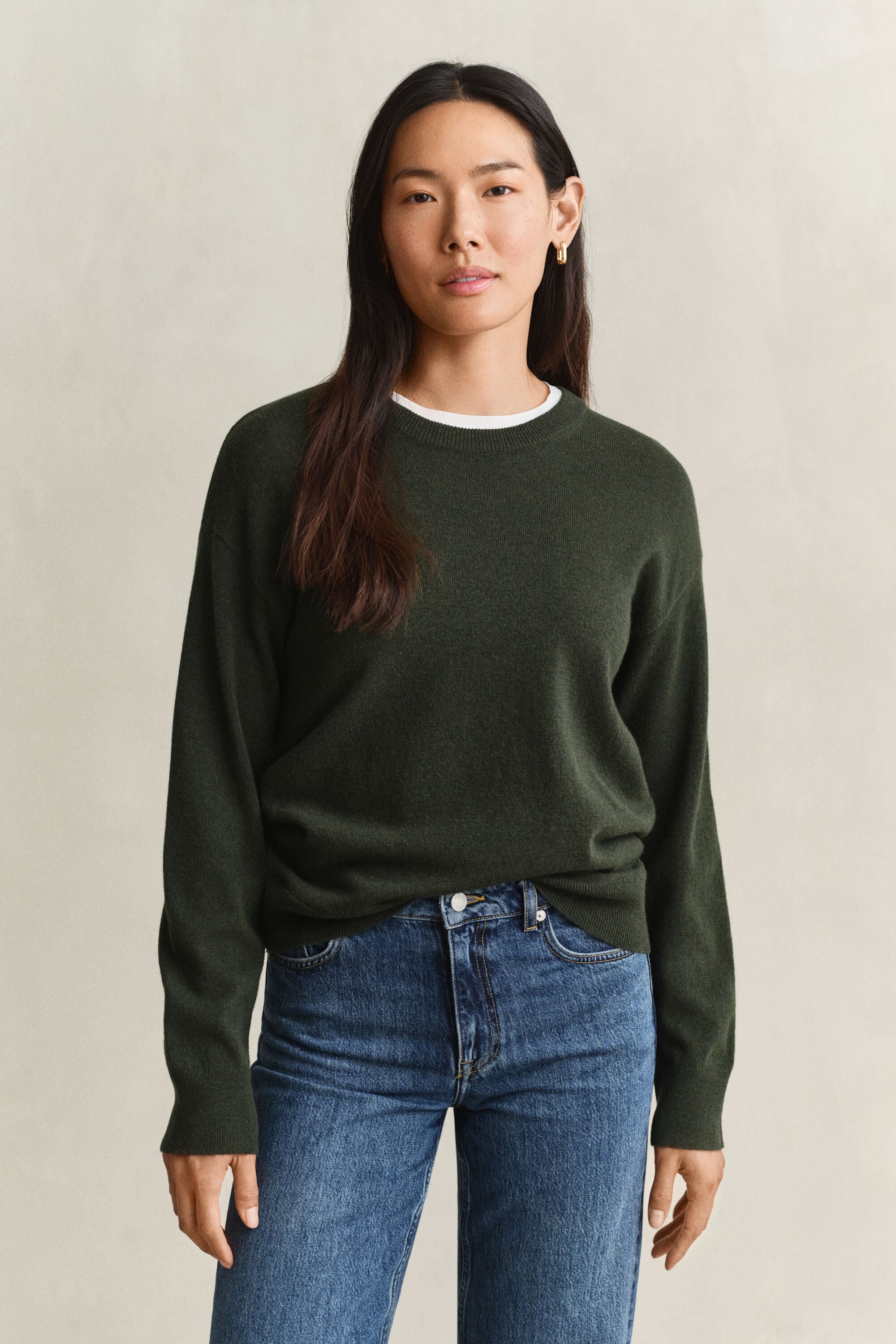 Pull col rond en laine d'agneau ultrafine