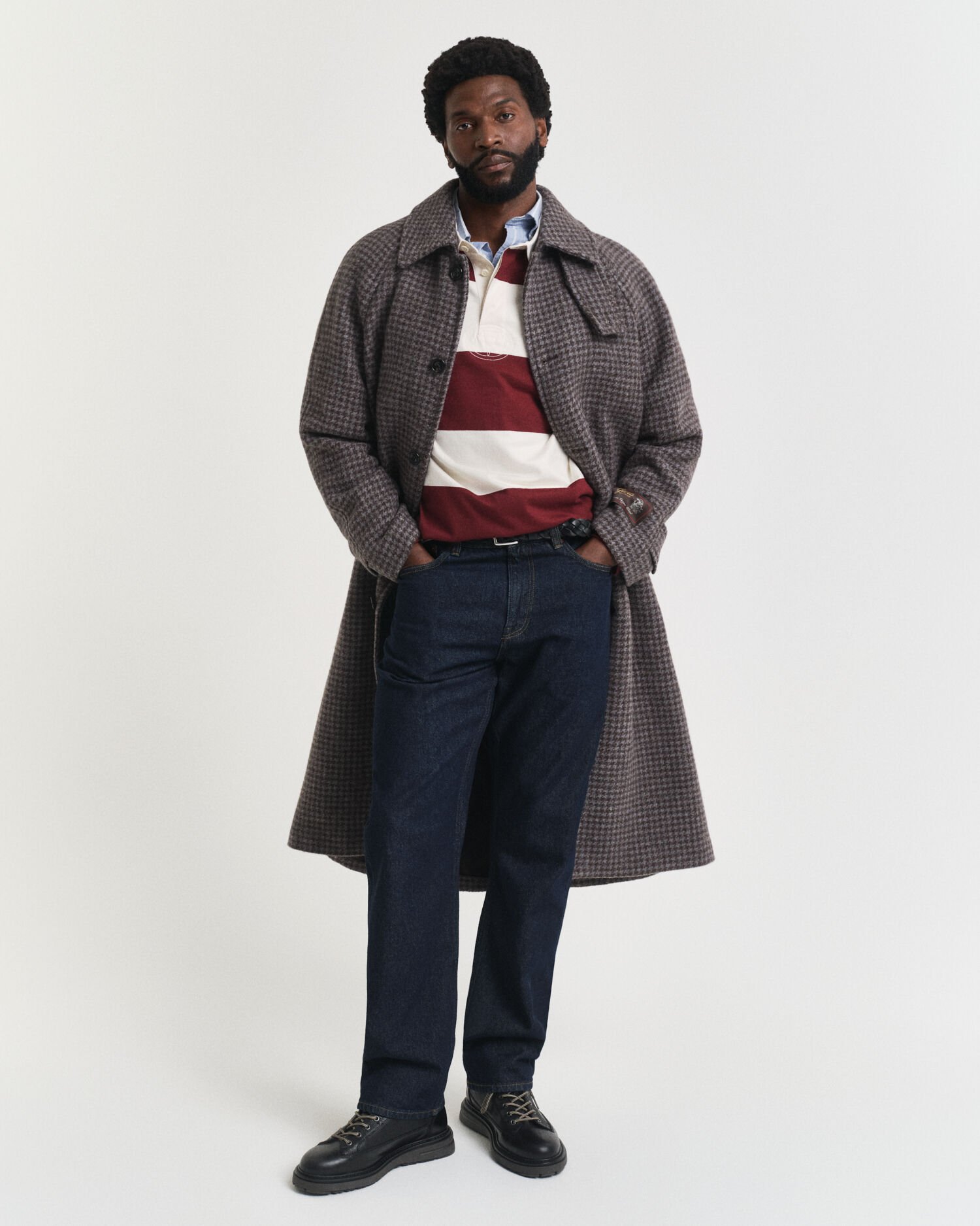 Heavy Rugger à rayures en colour-block