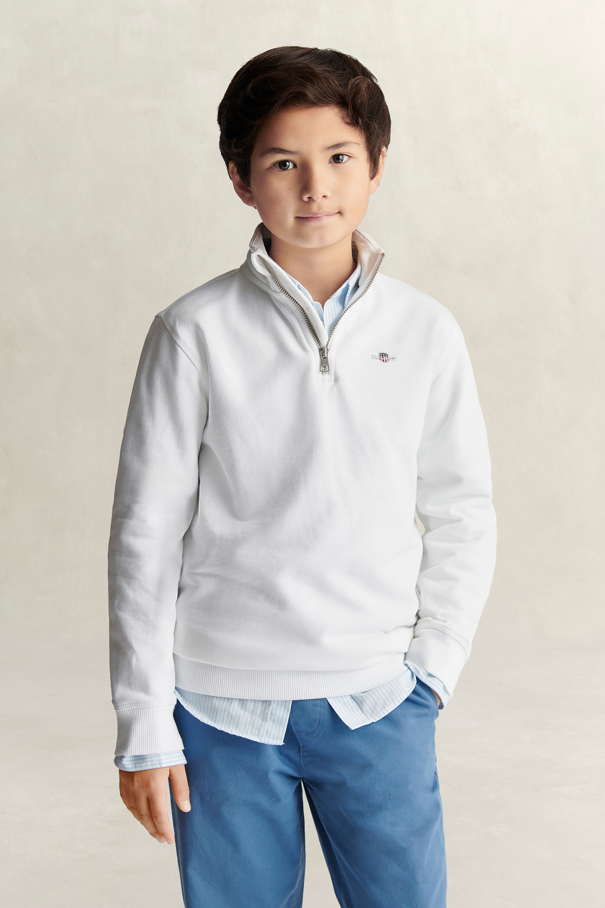 Sweat-shirt à col zippé pour Ado Garçon