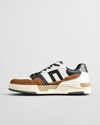 Baskets en daim et cuir Brookpal