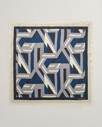 Foulard en soie à imprimé Letters