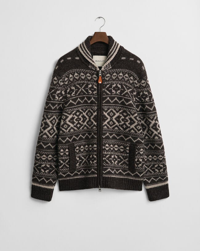 Cardigan en jacquard