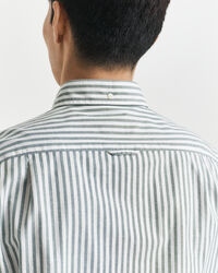 Chemise coupe slim en coton Oxford stretch à rayures