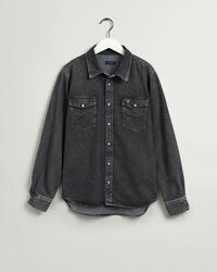 Chemise ultra-ample en denim Teen Boys