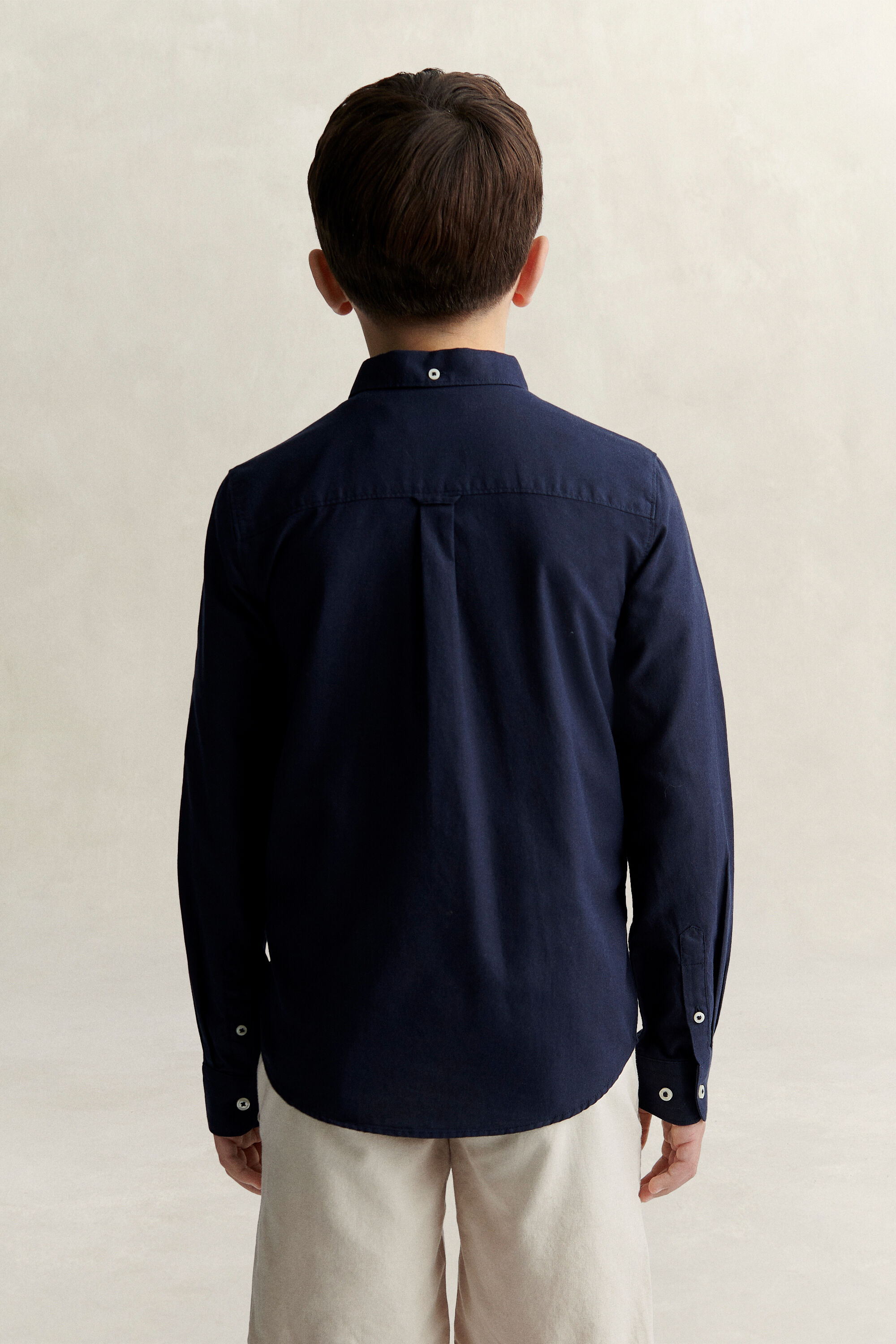 Chemise en coton Oxford Shield Ado Garçon