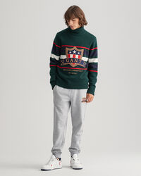 Pull col roulé Banner Shield