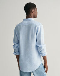 Chemise slim fit en lin