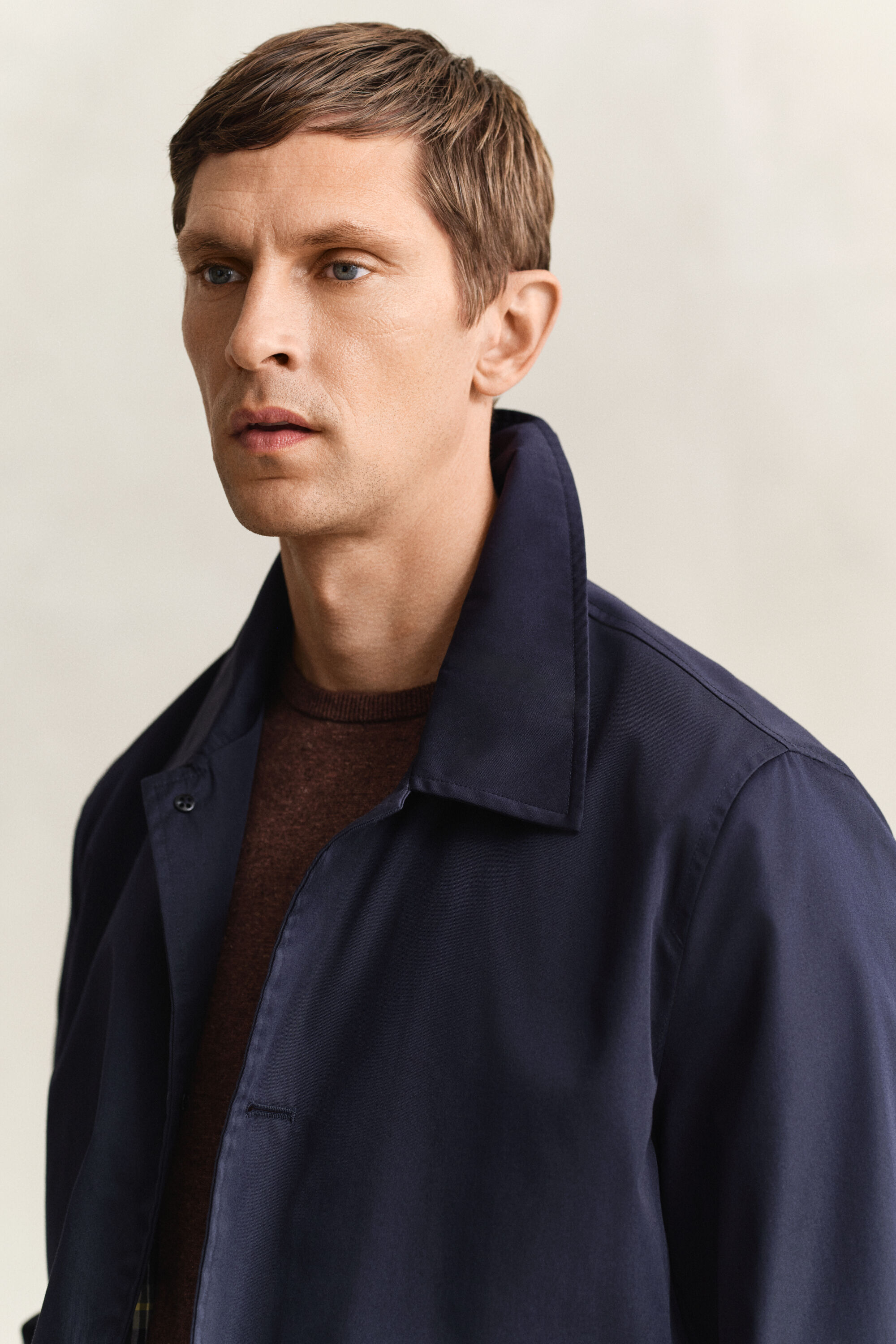 Caban en coton mélangé