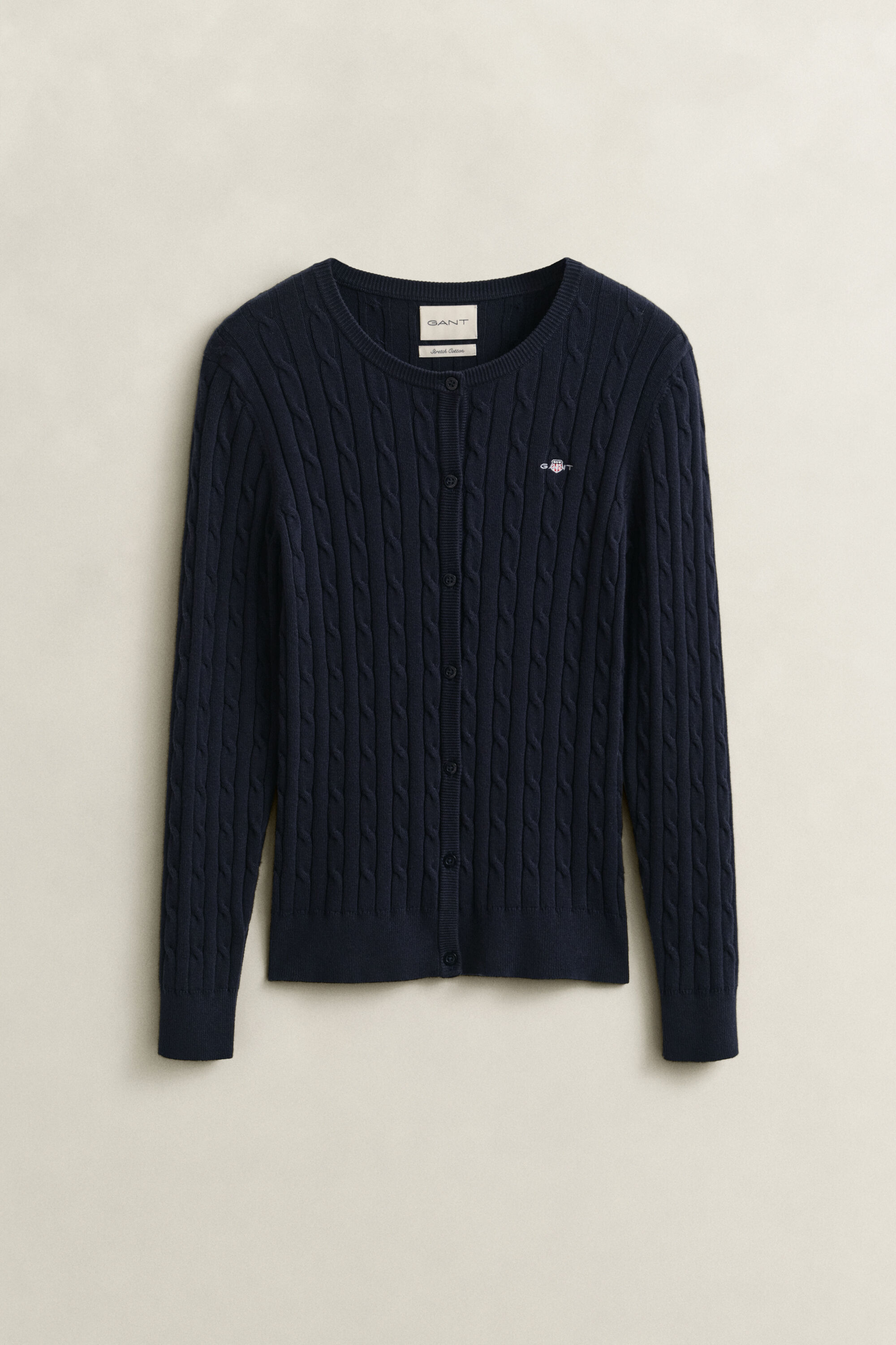 Cardigan en maille torsadée
