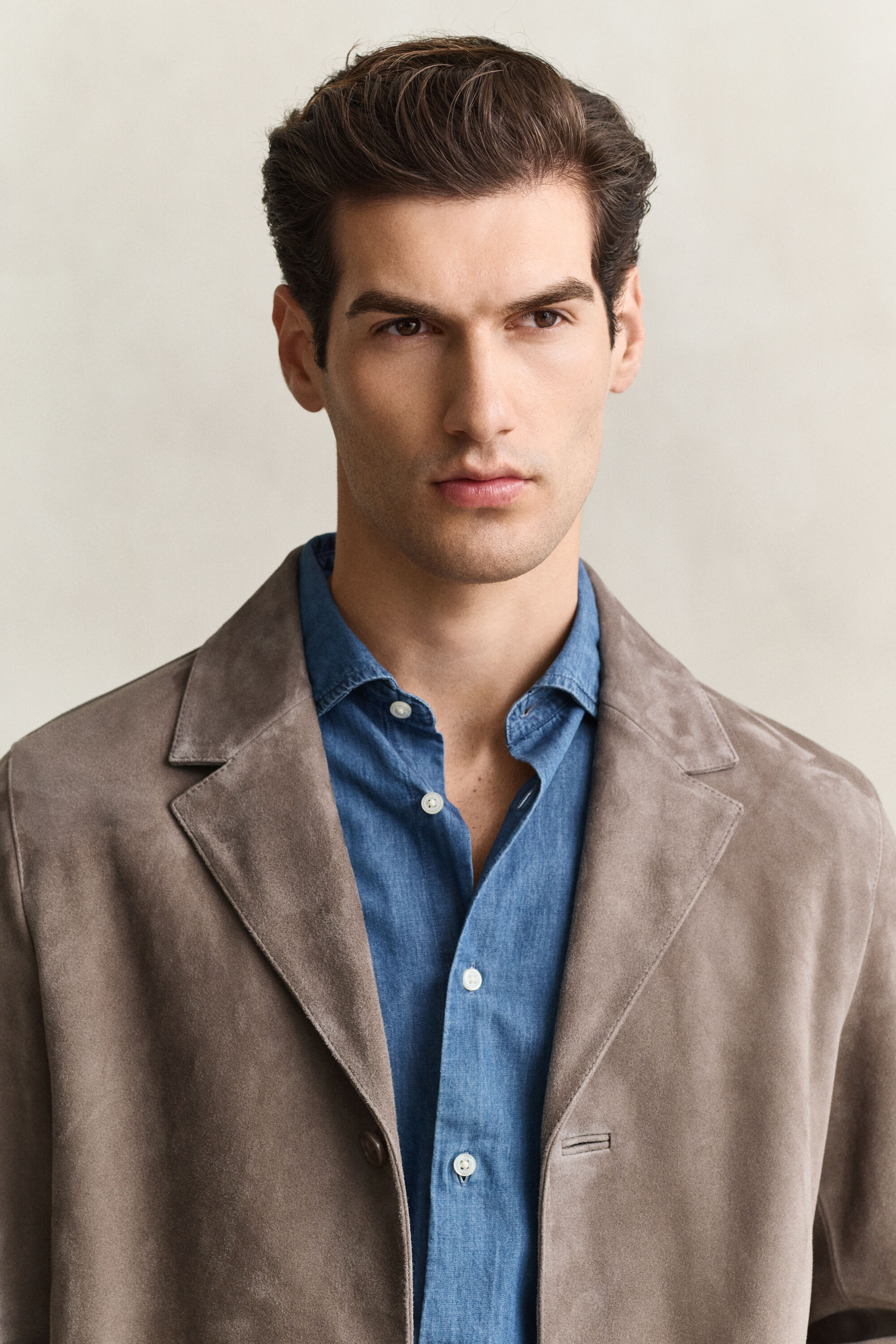 Veste blazer en daim
