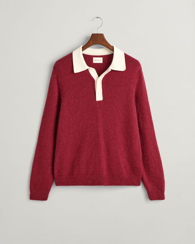 Rugger en coton et mohair