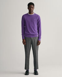 Pantalon ajusté à chevrons