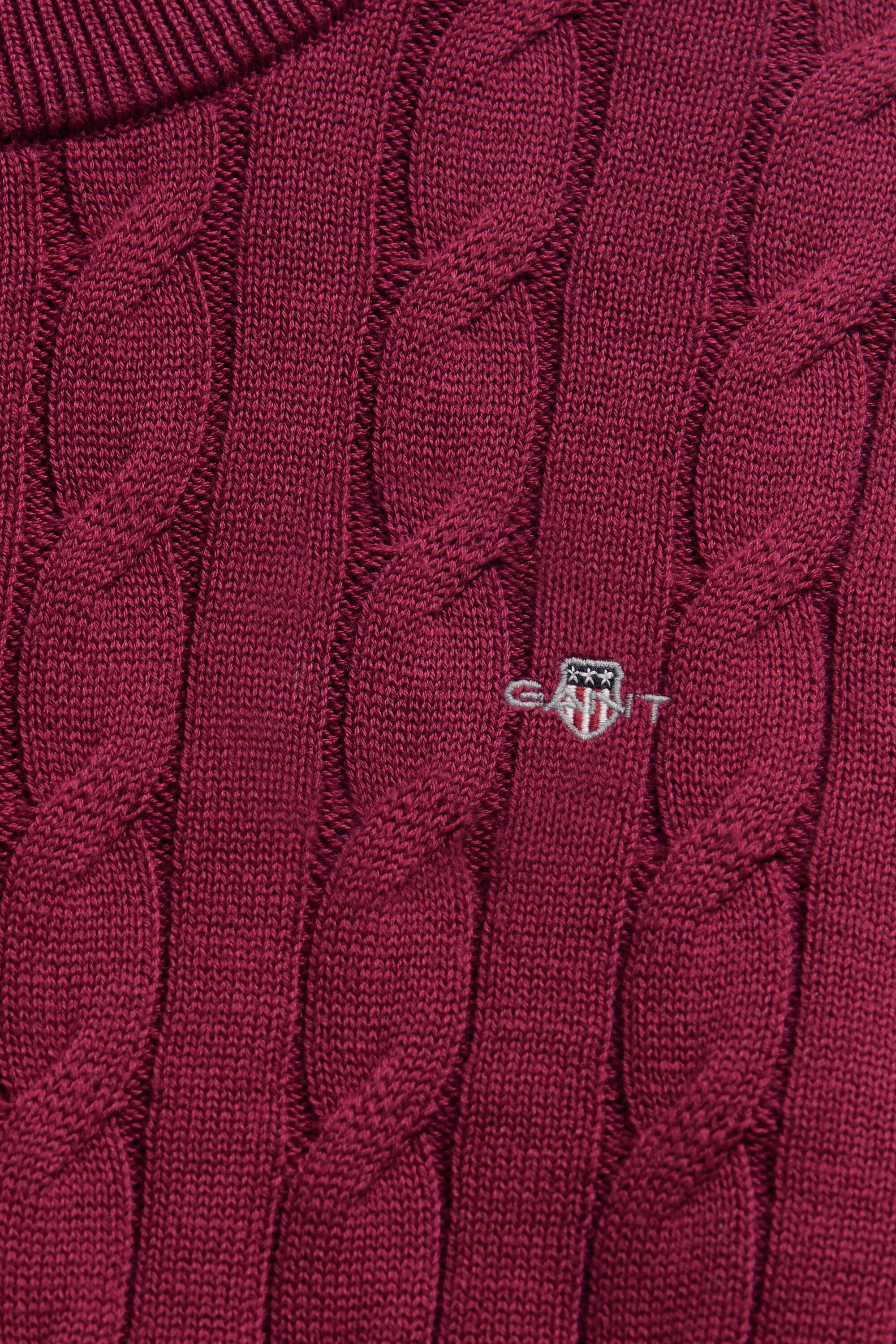 Pull en maille torsadée avec écusson Ado Fille