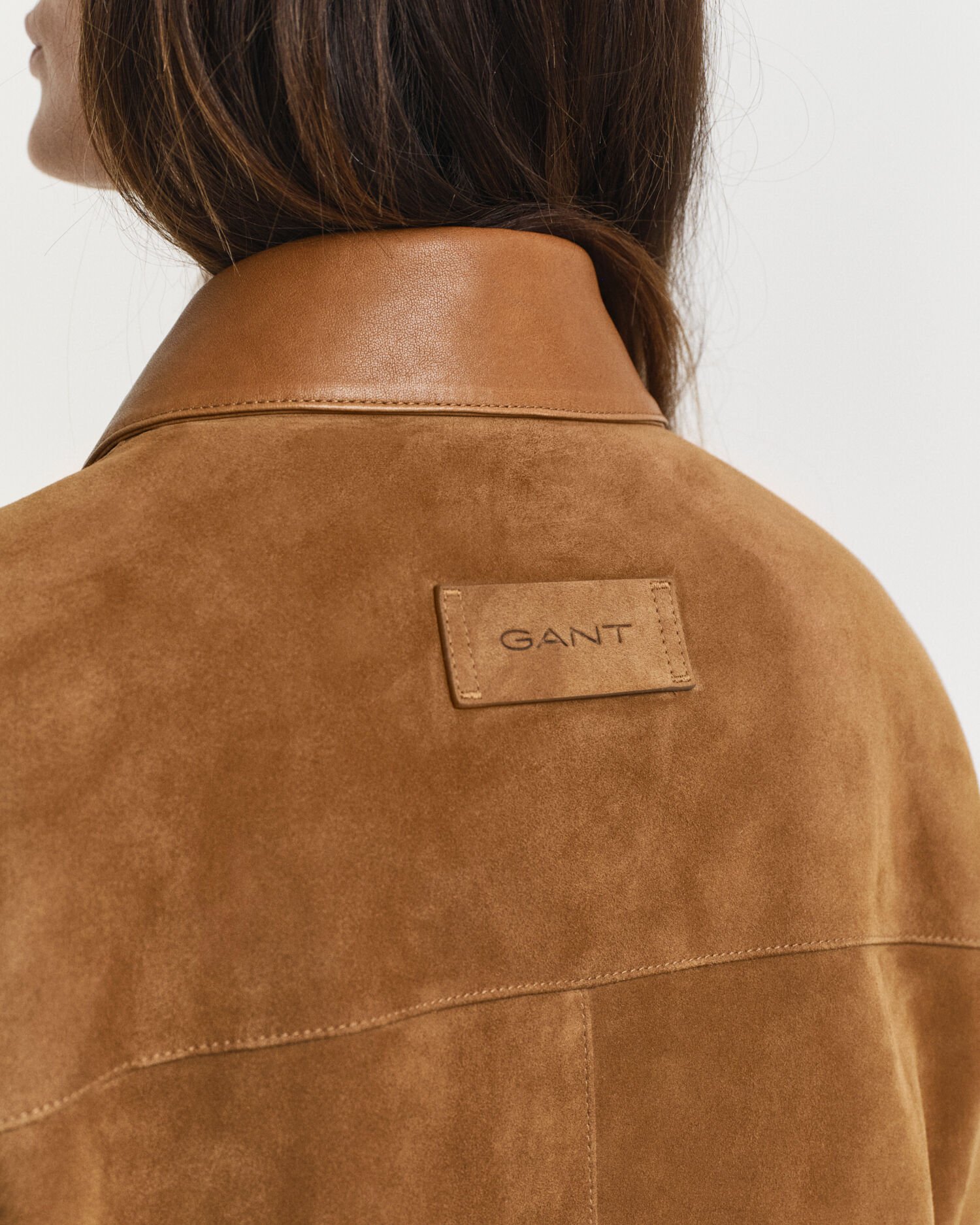 Veste cavalière en daim