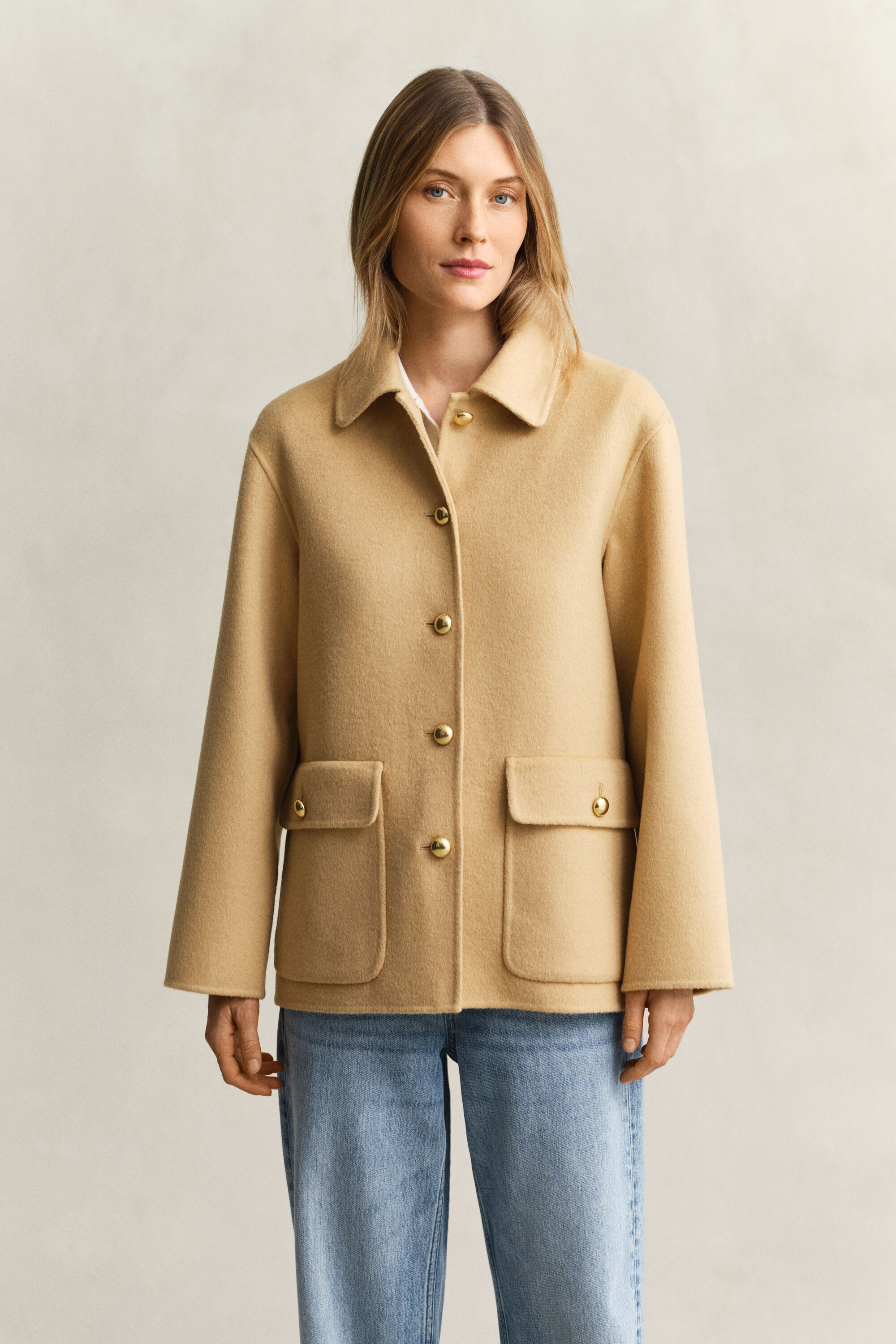 Veste cousue main