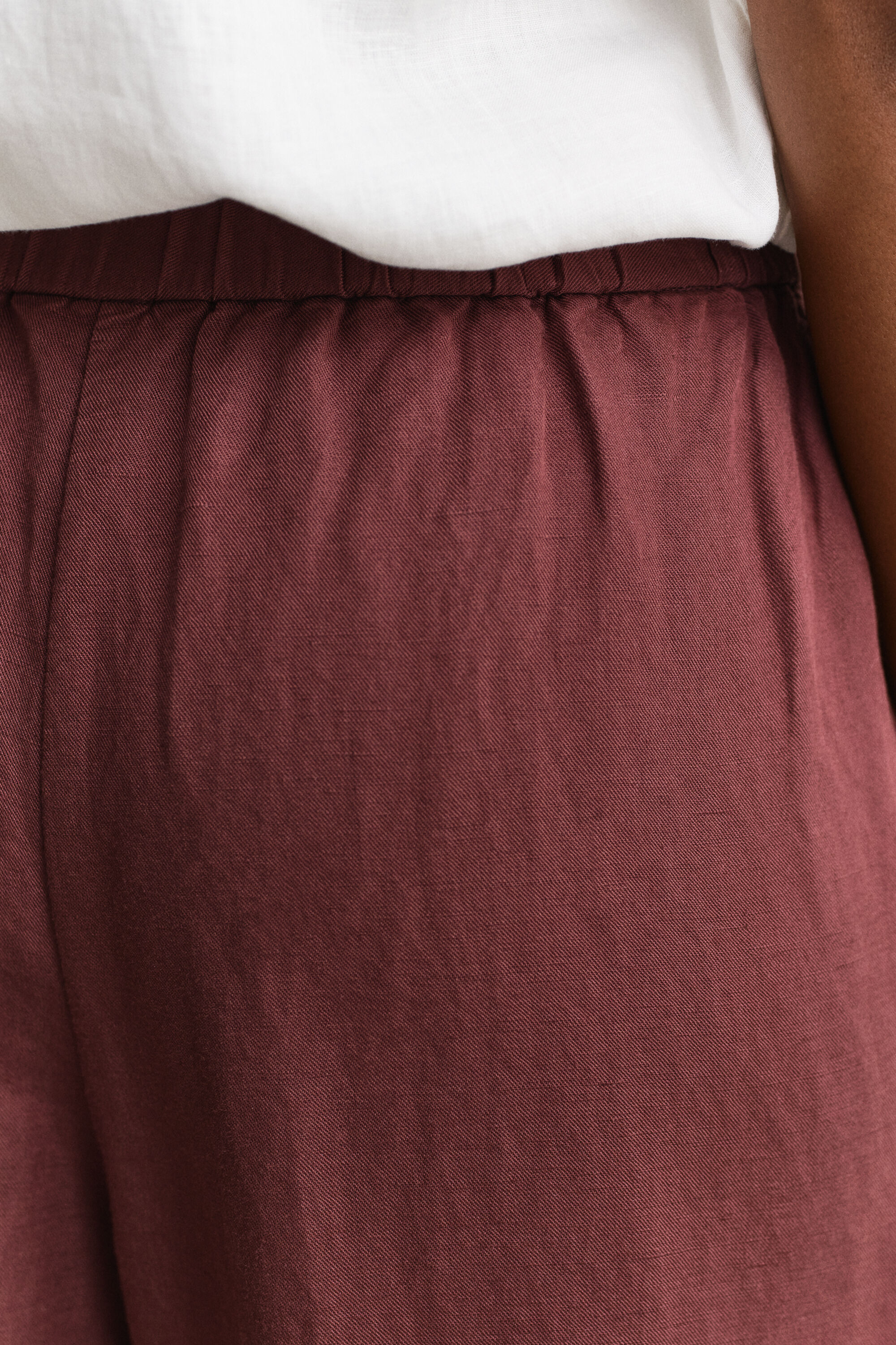 Pantalon en lin mélangé