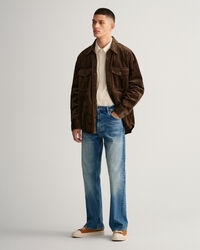 Surchemise en velours côtelé