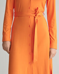 Robe-chemise slim fit en jersey