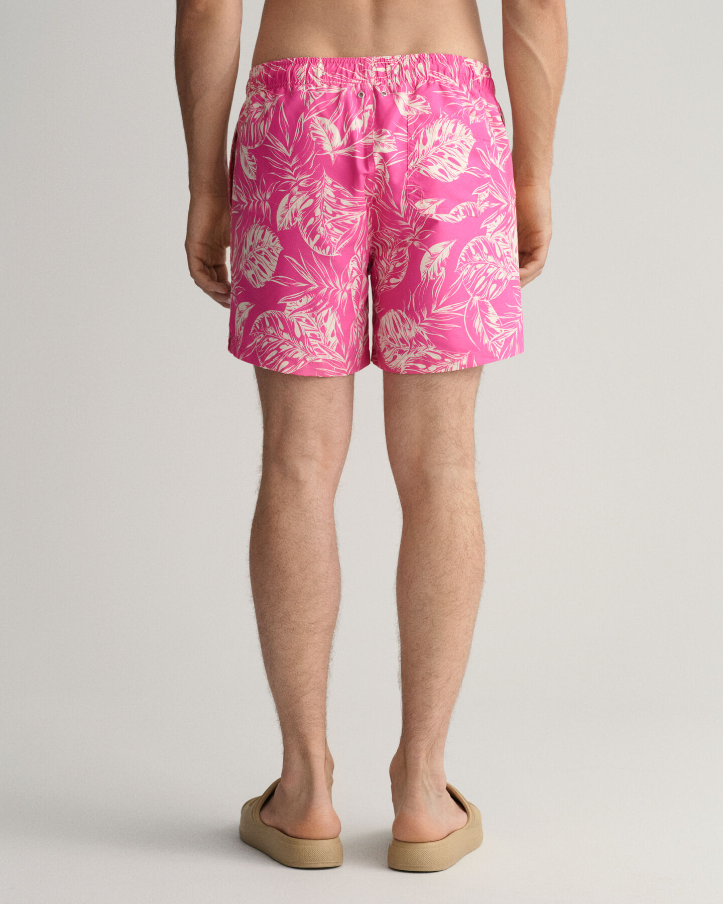 Short de bain classic fit &agrave; imprim&eacute; Tropical Leaves