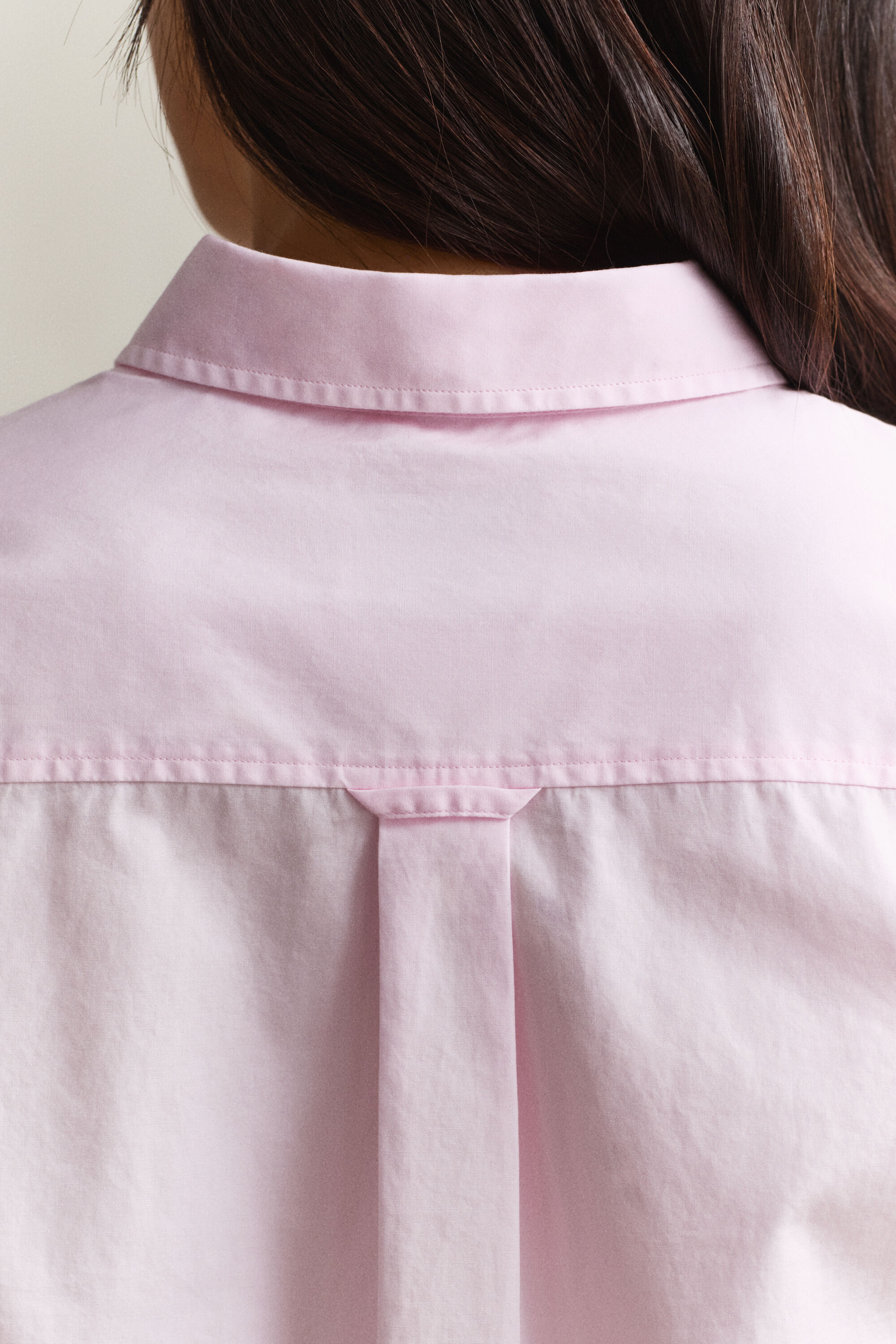 Chemise coupe regular en popeline classique