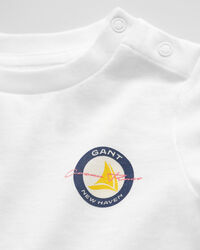 T-shirt logo GANT &agrave; motif nautique Baby