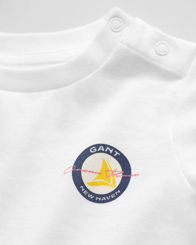 T-shirt logo GANT &agrave; motif nautique Baby