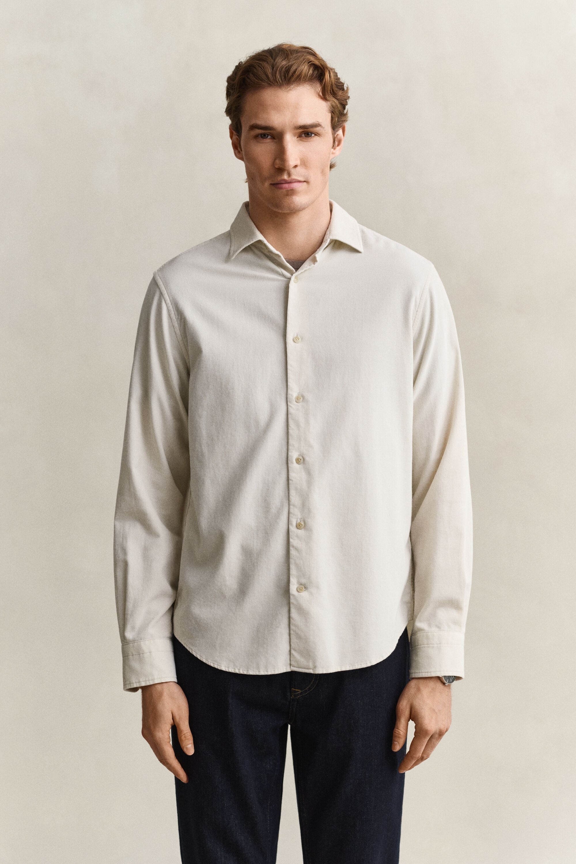 Chemise en velours côtelé