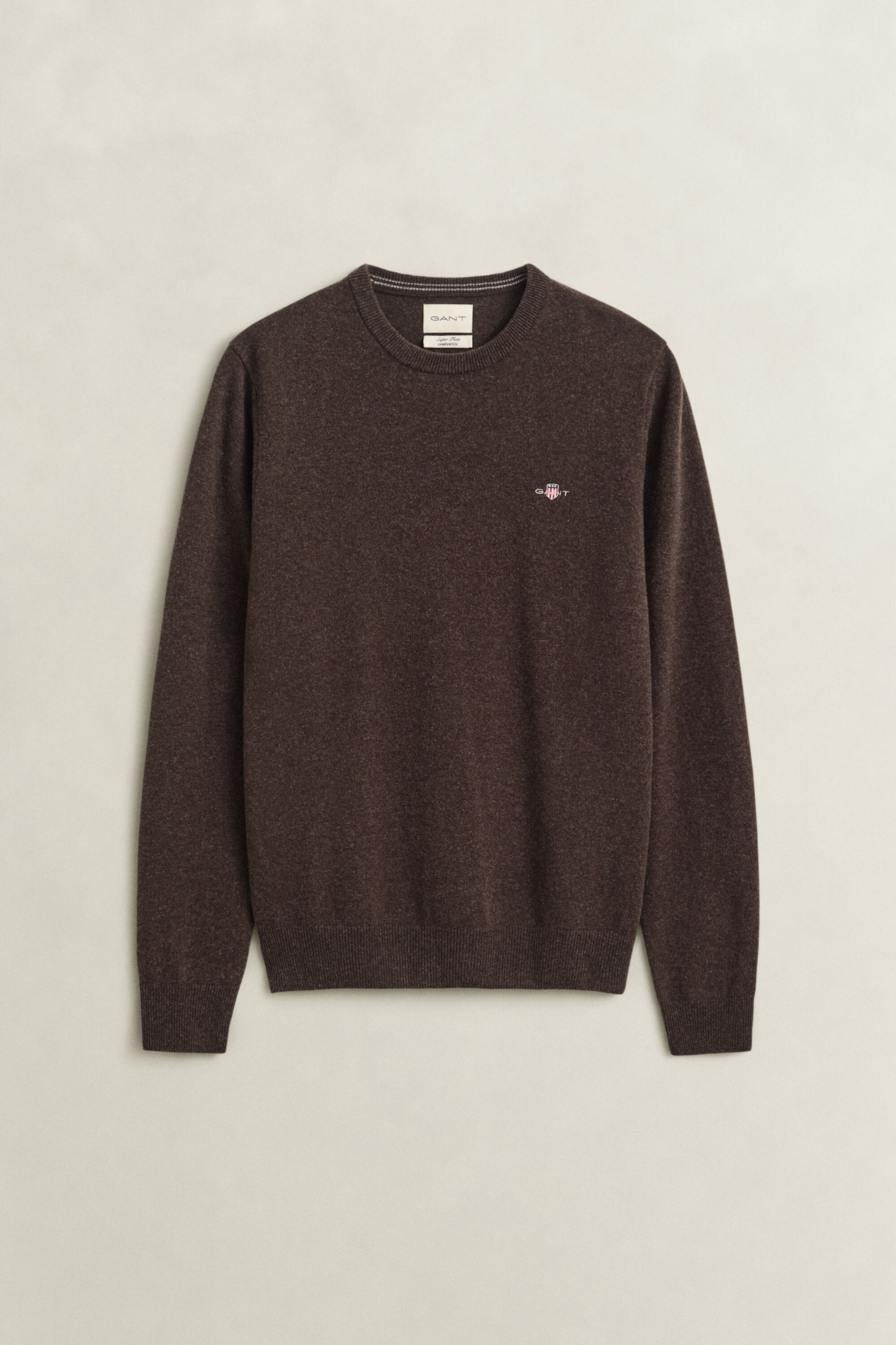 Pull col rond en laine d’agneau