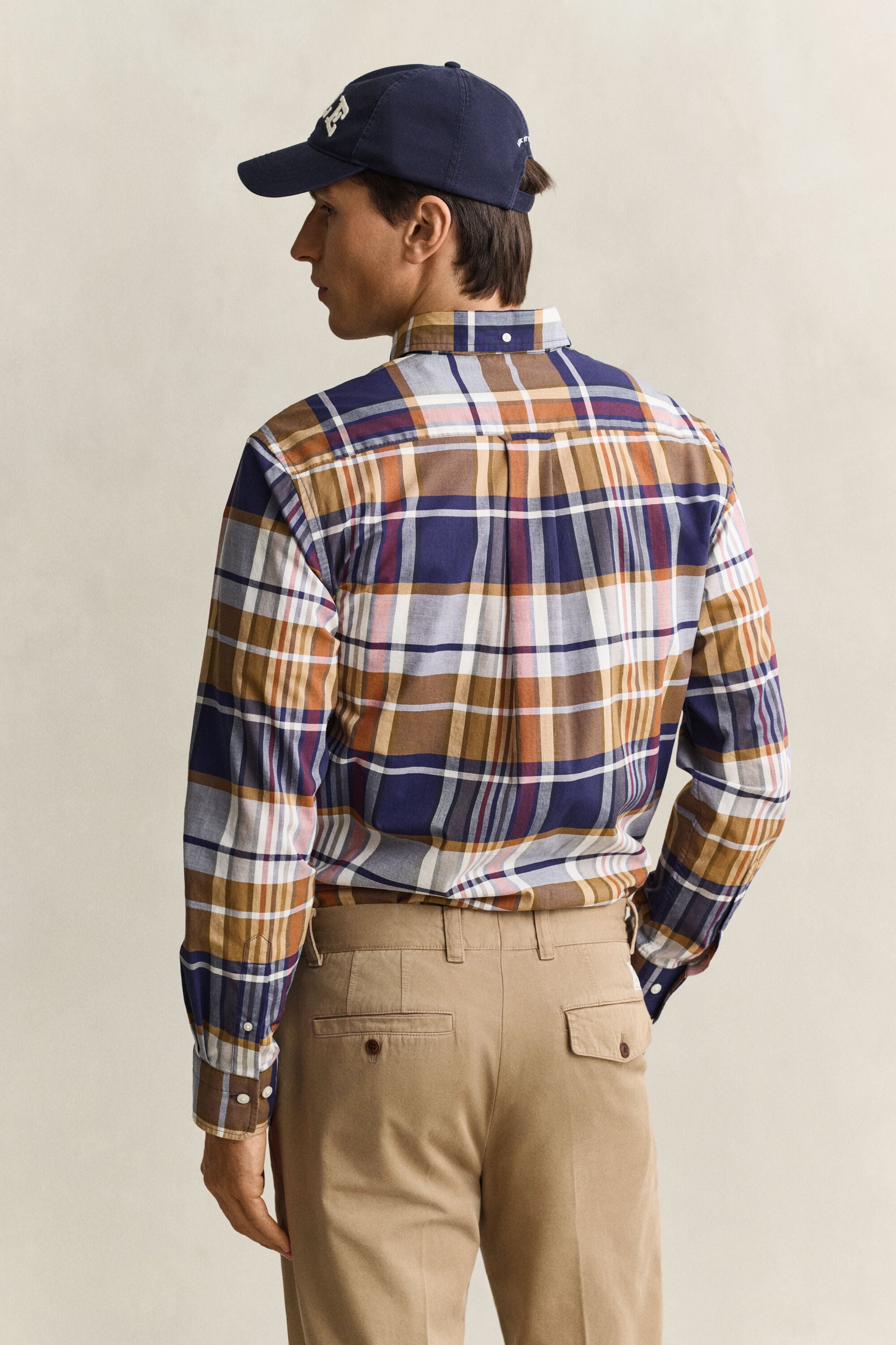Chemise en popeline à carreaux Gant x Yale