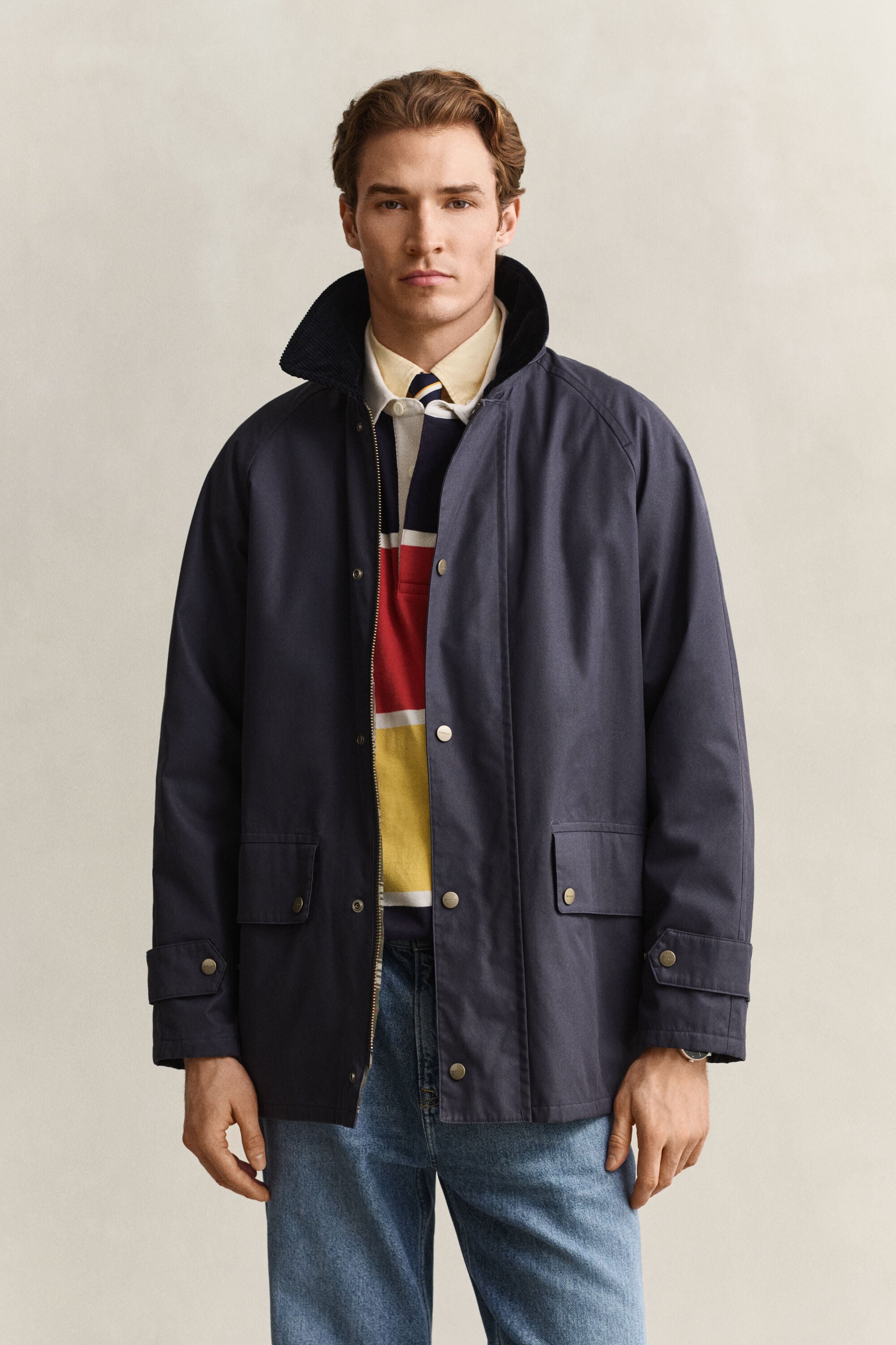 Veste cavalière cirée